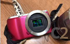 (USED)SONY NEX-C3 連 18-55mm 無反相機 可換鏡頭 可折疊Xtra Fine液晶屏 旅行 Camera 95%NEW(白/銀/梅紅/黑) - C2 Computer