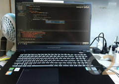 (USED) THUNDEROBOT 雷神 911 P1 Plus i7-10875H 4G 128-SSD NA RTX 2070 8GB 17.3inch 1920x1080 144Hz Gaming Laptop 95% - C2 Computer