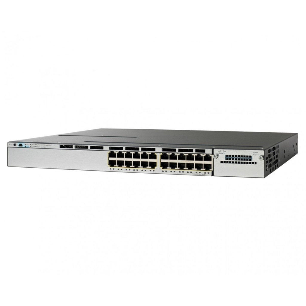 Cisco WS-C3750X-24T-S 24-Port Gigabit Managed <tc>Switch</tc> IP-Basis 715W AC-Leistung | GEBRAUCHT