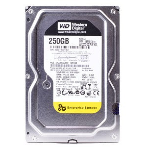 Refurbished | WD RE3 WD2502ABYS 250GB 7200RPM SATA 3Gb/s 3.5inch Dell OEM HDD