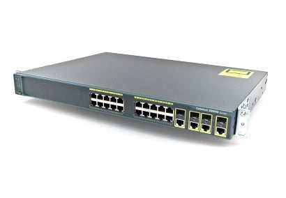Cisco WS-C2960G-24TC-L Catalyst 2960 24 10/100/1000, 4 T/SFP LAN Base | USED