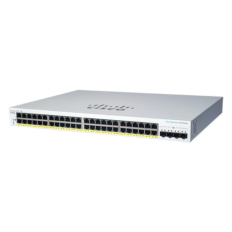 （<tc>全新行货</tc>) Cisco CBS220 48 端口千兆以太网 (740W PoE+) + 4 端口 10G SFP+ 上行链路 智能交换机 CBS220-48FP-4X-UK 主图