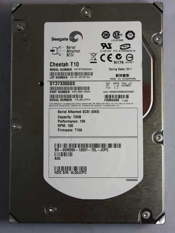 OEM | Seagate Cheetah ST373355SS 73GB 15000RPM SAS 3gbits 16MB 3.5" HDD Hauptbild