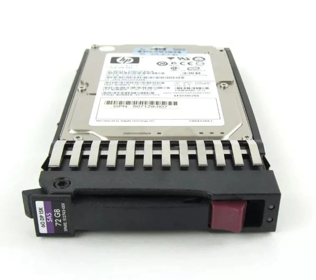 HP EH0072FAWJA デュアル ポート 72GB 15k 2.5 インチ SAS Ent HDD |使用済み