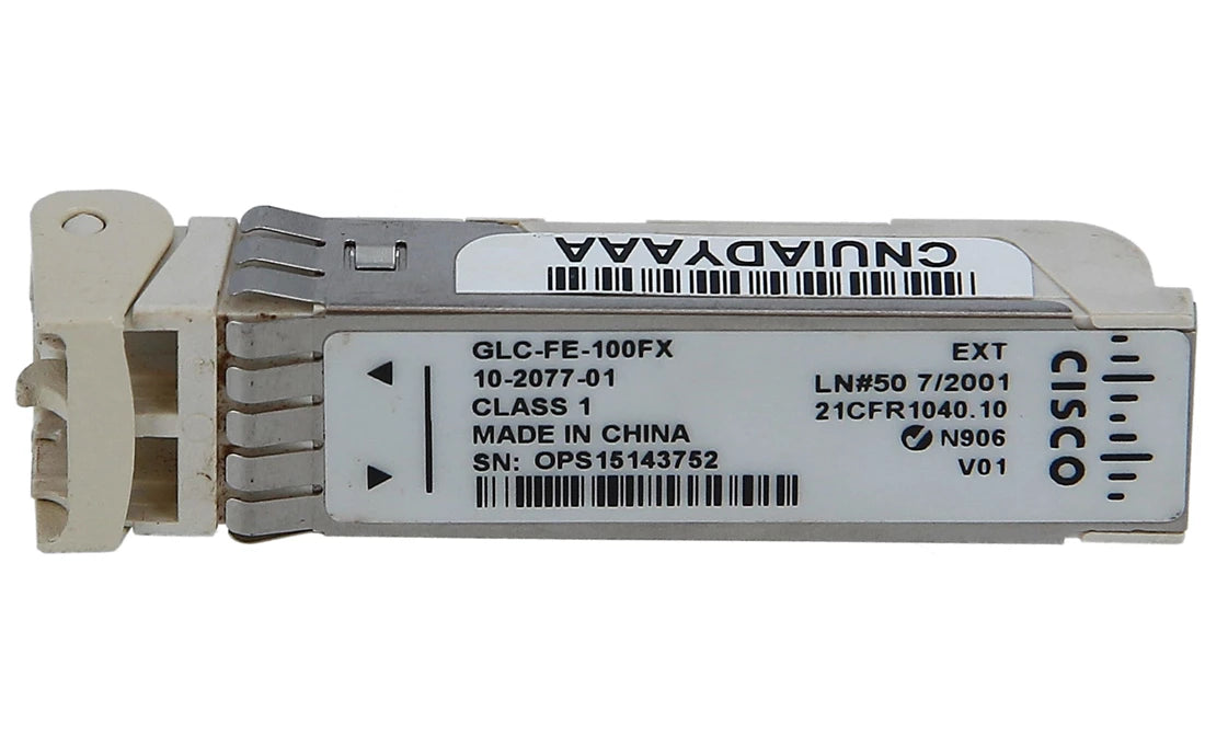 Cisco GLC-FE-100FX 100Base-FX Fast Ethernet SFP  module New Main image
