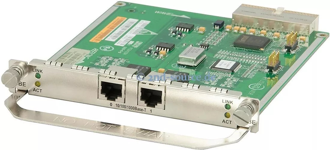 HPE JD548A MSR 2-port Gig-T MIM Module | USED