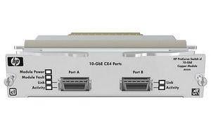 HP J8434-60001 Procurve 10GBE CX4 2 Port Copper Module | USED Main image