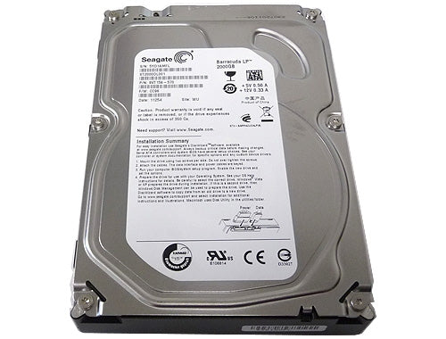 Refurbished | Seagate Barracuda ST2000DL001 2TB 5900RPM 32MB SATA 3Gb/s 3.5" HDD Main image