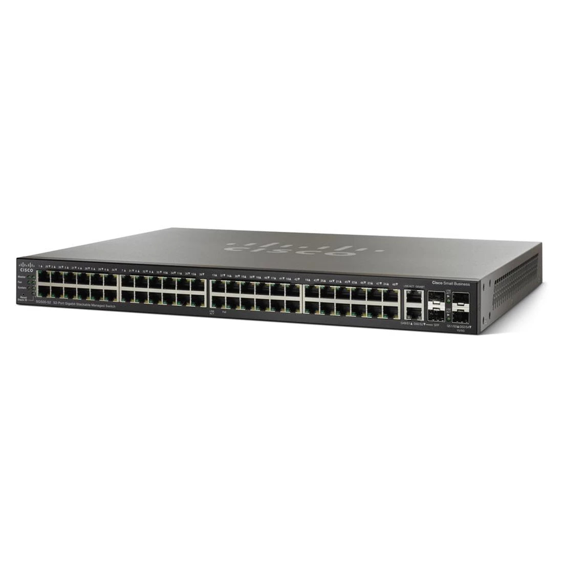 Cisco SG500-52P-K9 SG500 Switch 52 port Stackable PoE 2 SFP 2 XSFP | USED