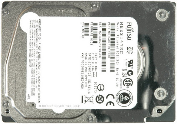 OEM | Toshiba MBE2147RC 147GB 15000 RPM 16MB Cache SAS 6Gb/s 3.5" HDD.Dell OEM