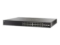 Cisco SG500X-24P-K9 Small Business Managed L3 Switch 24 PoE Ports REF | USED