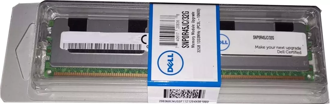 Dell SNP0R45JC/32G 32GB PC3L-10600R DDR3-1333MHz 4Rx4 ECC Memory | BRAND NEW