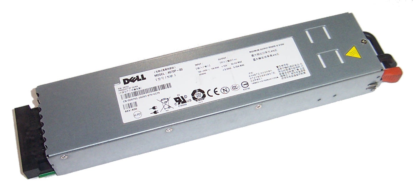 适用于 PowerEdge 1950 的戴尔 D670P-00 670W H 插头冗余电源 |用过的 主图