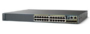 Cisco WS-C2960S-24PS-L Cat 2960S 24 GigE PoE 370W 4x SFP LAN Base Ref | USED Main image