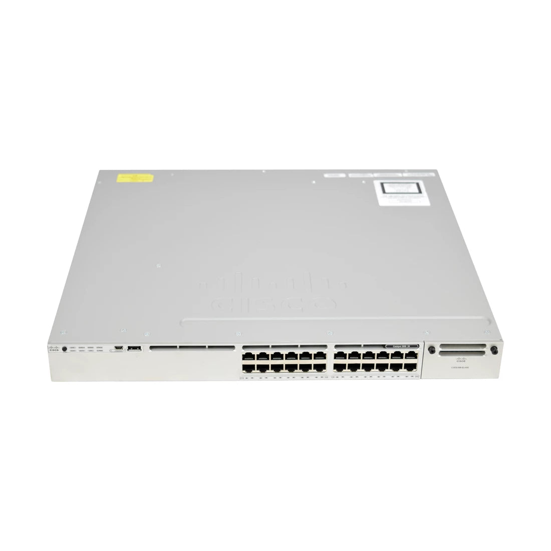 Cisco Catalyst WS-C3850-24T-E 관리형 L3 <tc>네트워크 스위치</tc> 이더넷 포트 24개 | 중고