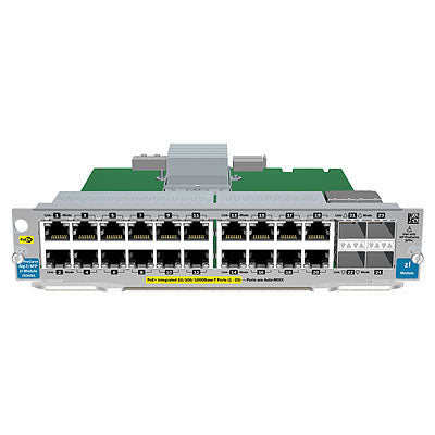 HPE J9548-61101 20 Port GIG-T / 2 Port-SFP+ V2 ZL Module | USED