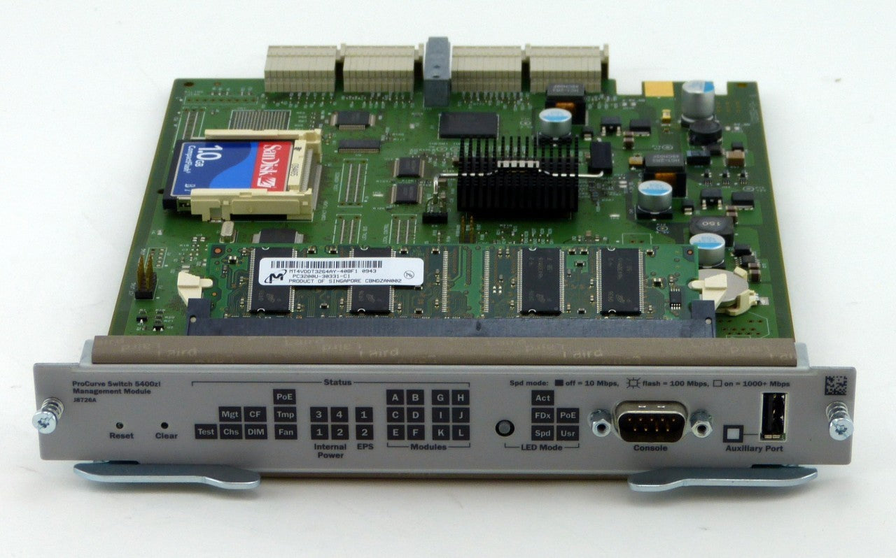 HPE J8726-61101 Procurve Switch 5400zl Management Module | USED