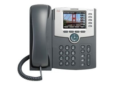 Cisco SPA525G2 スモール ビジネス Wi-Fi VoIP 電話 シルバー/ダーク グレー 改修 |使用済み メイン画像
