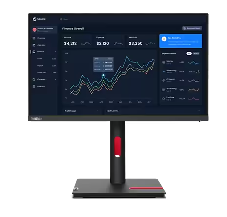 (<tc>MỚI</tc> ) Màn hình IPS không viền Lenovo ThinkVision T22i-30 21,5 inch, 1000:1, 4-6ms, 1920x1080, 250nits, 99% sRGB, VGA+DP+HDMI, Nghiêng/Xoay/Nâng/Trục, Hub USB, TCO 9.0, ES, EPEAT Gold|PN:63B0MAR6WW<tc>$</tc> Hình ảnh chính