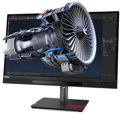 (New Vendor) Lenovo ThinkVision 27 3D Borderless IPS Display, 1300:1, 4-6ms, 3840x2160, 310 nits, HDMI+DP, Audio Out, Integrated Speakers, Ethernet, TCO Display 9.0, Gold, Tiny Support 2D/3D Switchable, 3D ResolutionL 1920 x 2160|PN:63F1UAR3WW Hình ảnh chính