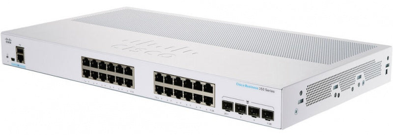 (<tc>새로운</tc>) Cisco Business 350 시리즈 관리형 <tc>네트워크 스위치</tc> CBS350-24T-4X 메인 이미지