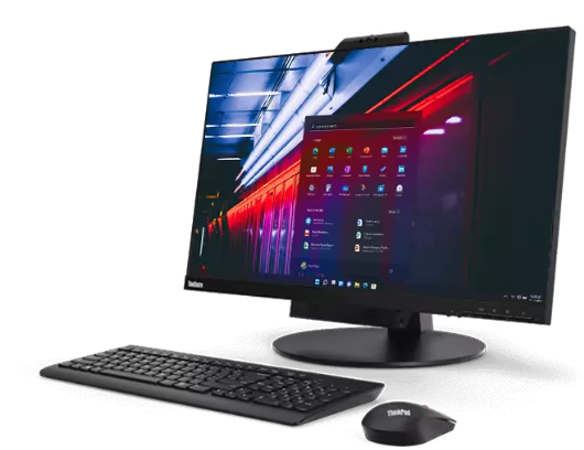 (New Vendor) ThinkCentre Tiny-in-One 27, 27" IPS Display, 1000:1, 4-6ms, 2560x1440, 350nits , Front: Two USB 3.1 Gen1 / Audio, Rear: One USB 3.1 , RGB-IR Cam , EPEAT Gold, ThinkCentre Tiny All-In-One PC|PN:11JHRAR1WW Hình ảnh chính