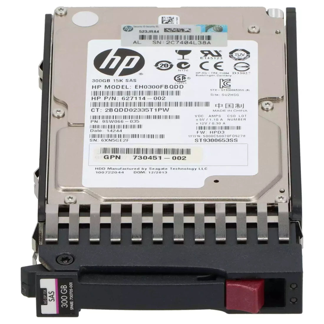 HP C8S61SB 300GB 6G 15k 2.5inch DP SAS Hdd | USED Main image
