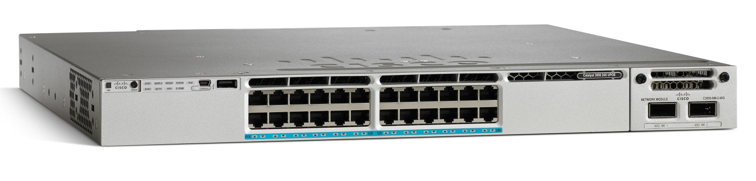 Cisco WS-C3850-24U-L Catalyst 3850 24 Port UPOE GE LAN Base 1100 W P/S | GEBRAUCHT