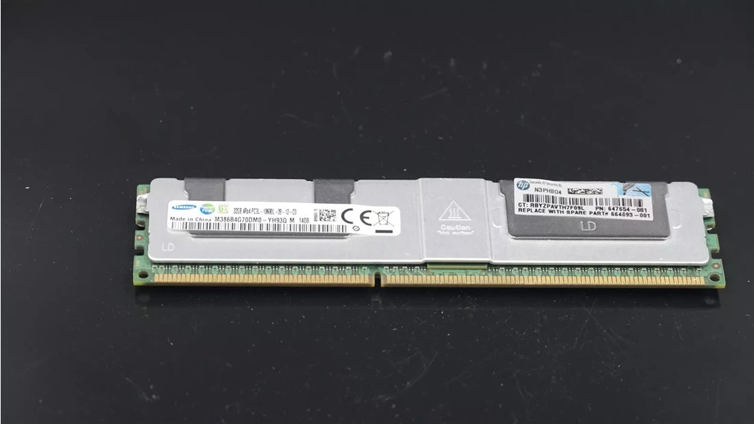 サムスン M393B4G70BM0-YH9Q8 32GB Pc3-10600 Ddr3-1333Mhz 4RX4 Ecc |使用済み
