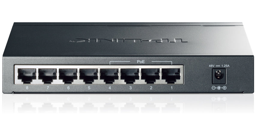 TP-LINK TL-SG1008P 8-Port Gigabit Desktop PoE <tc>Switch</tc> | GEBRAUCHT Hauptbild
