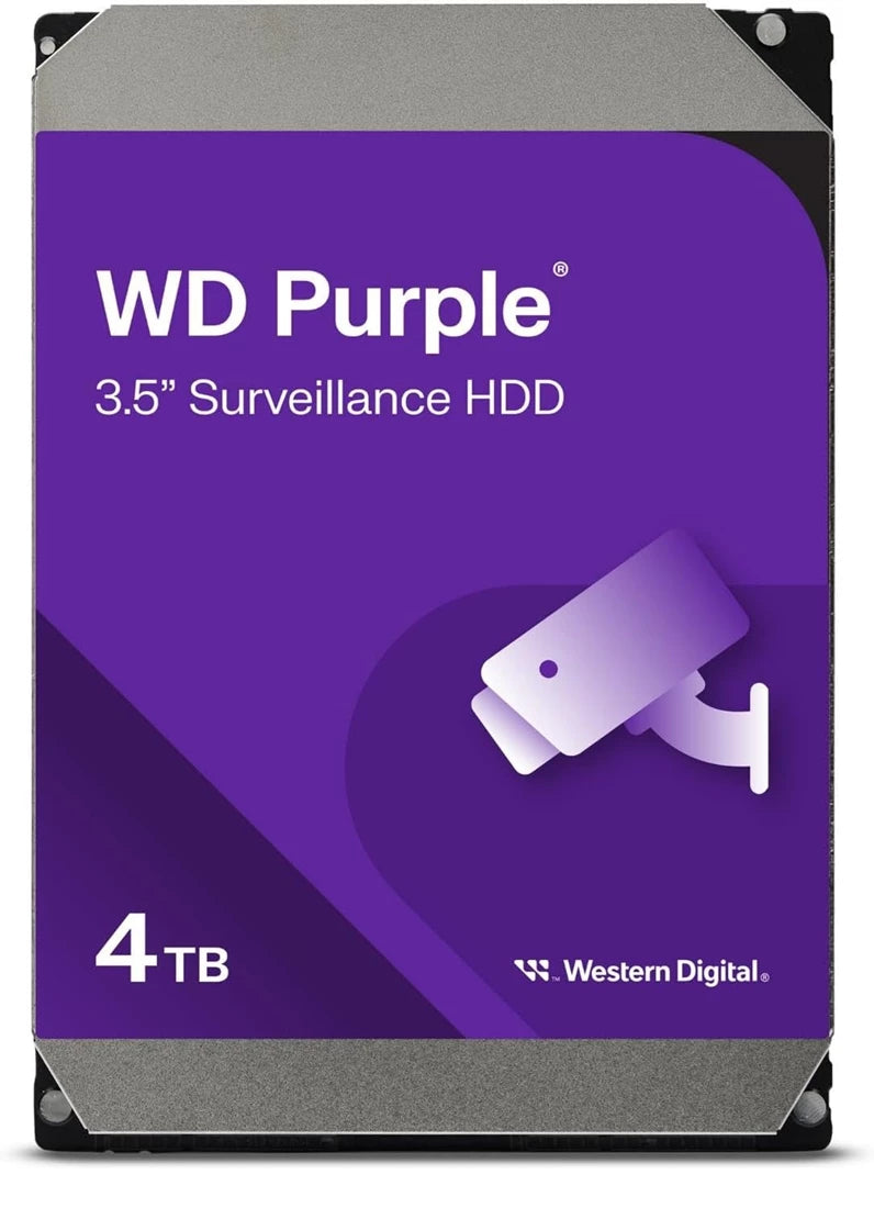 Refurbished | WD Purple WD40PURX 4TB Intellipower SATA 6Gb/s 3.5inch Surveillance HDD
