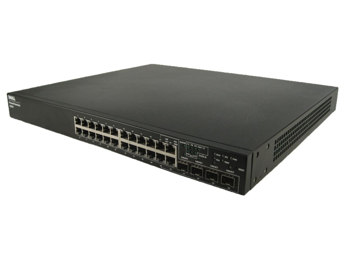 Dell TK308 PowerConnect 6224 24-Pt Gigabit L3 managed Switch | USED