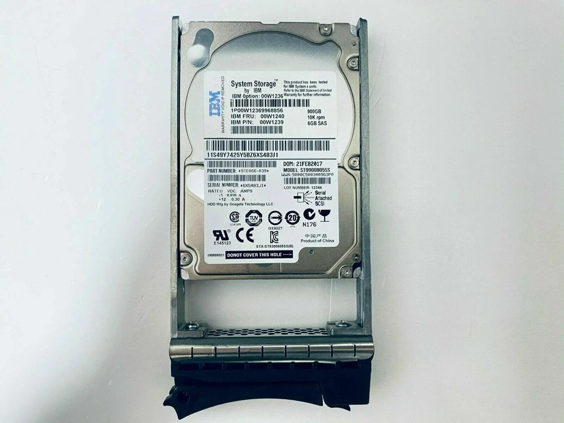 IBM 00W1240 Hard drive 900 GB SAS 6Gb/s | USED Main image