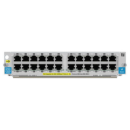HPE J9534-61001 24-Port 10/100/1000 PoE+ V2 Zl Expansion Module | USED Main image