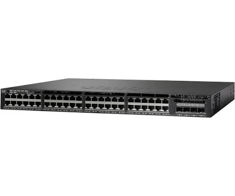 Cisco Catalyst WS-C3650-48PS-L Managed Switch 48 PoE+ Ethernet Ports | USED
