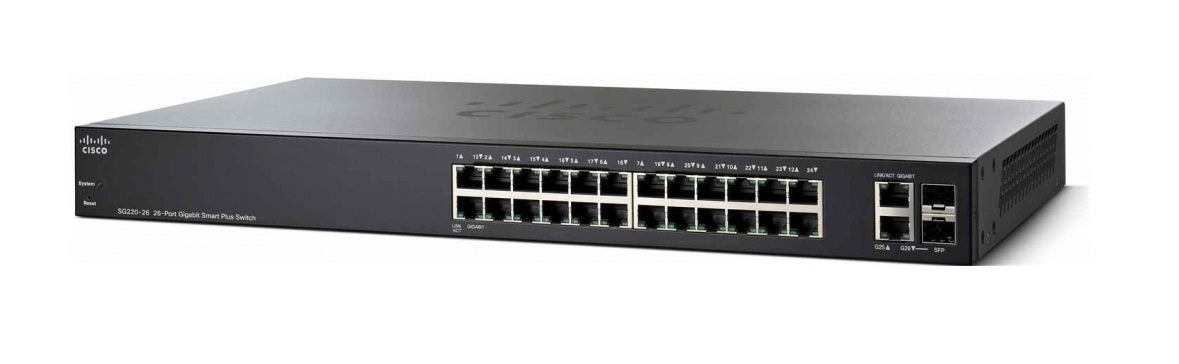 Cisco SG220-26P-K9 Small Business Smart Plus Managed Switch 24 Port | USED