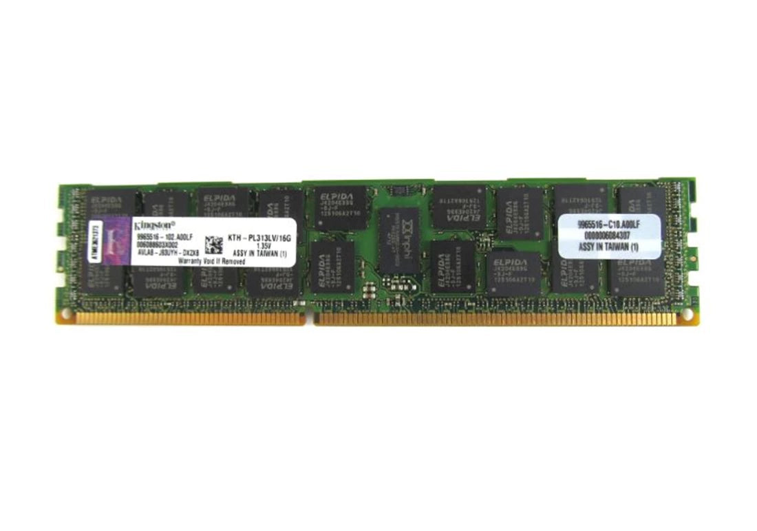 金士頓 KTH-PL313LV/16G 16GB PC3-10600 DDR3-1333MHz 2Rx4 ECC 記憶體 |用過的