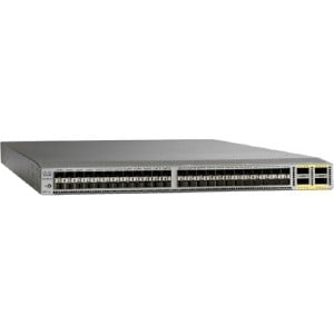 Cisco N6K-C6001-64P Nexus 6001 <tc>ネットワークスイッチ</tc> マネージド 48x 10ギガビットSFP++ 4x40ギガビットQSFP+ フルエアフロー（ポート側排気）| 中古