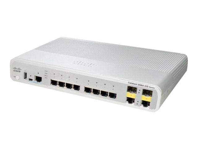 Cisco Catalyst Compact WS-C3560CG-8TC-S Managed Switch 8 Port | USED