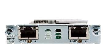 Cisco VWIC3-2MFT-T1/E1 2 port 3rd Gen Voice/WAN Int.Card T1/E1 ref | USED Main image