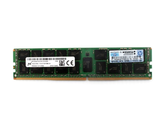 HPE 726719-64G 64GB (4x16GB) 2Rx4 DDR4 PC4-17000 2133MHz ECC | 중고