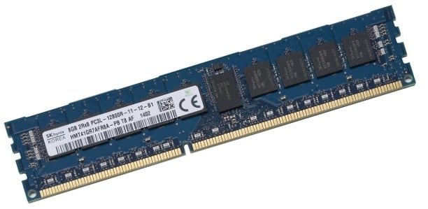 Hynix HMT41GR7BFR8A-PB 8GB PC3-12800 DDR3-1600MHz 2Rx8 ECC Memory | USED Main image