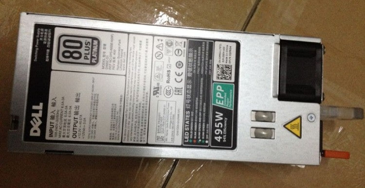 戴爾 9338D 495 瓦伺服器電源 Poweredge R730/ R730XD/ R630 |用過的 主圖