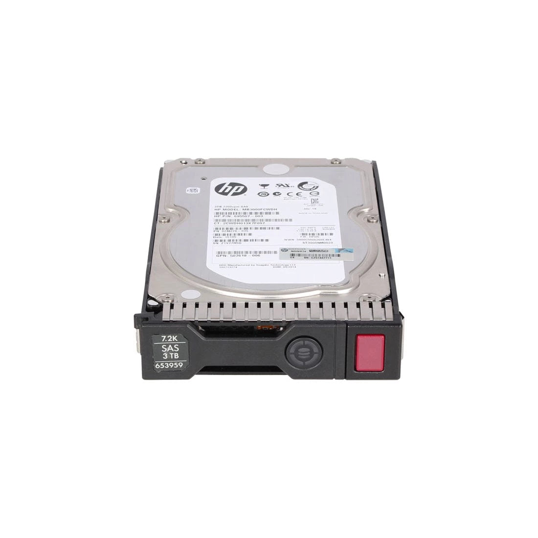 Disque dur HPE 653959-001 3 To SAS 6 Gb/s | UTILISÉ