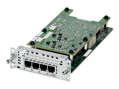 Cisco NIM-4FXO 4 port Network Interface Module- FXO (Universal) | USED