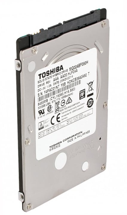 東芝 MQ02ABF050H 500GB 2.5" 内部ハイブリッドドライブ | 中古 メイン画像
