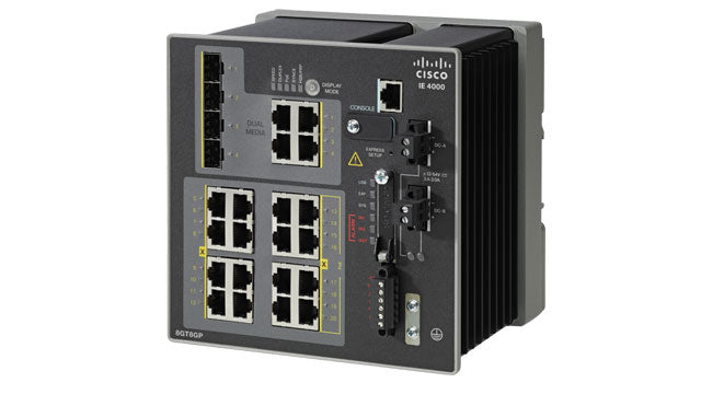 Cisco IE-4000-8GT8GP4G-E Industrial Ethernet 4000 Series Managed Switch | USED