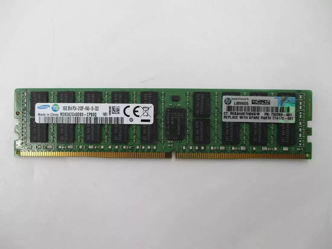 Samsung M393A2G40DB0-CPB0Q 16GB PC4-17000 DDR4-2133MT/s 2RX4 ECC Memory | USED