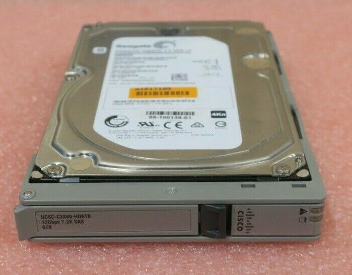 Disque dur proche ligne CISCO UCSC-C3X60-HD6TB 6 To 7,2k SAS Lff | UTILISÉ