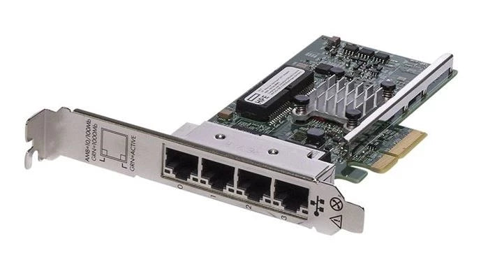 HPE 647594-B21 乙太網路 1Gb 4 連接埠 331T 適配器 |使用過的